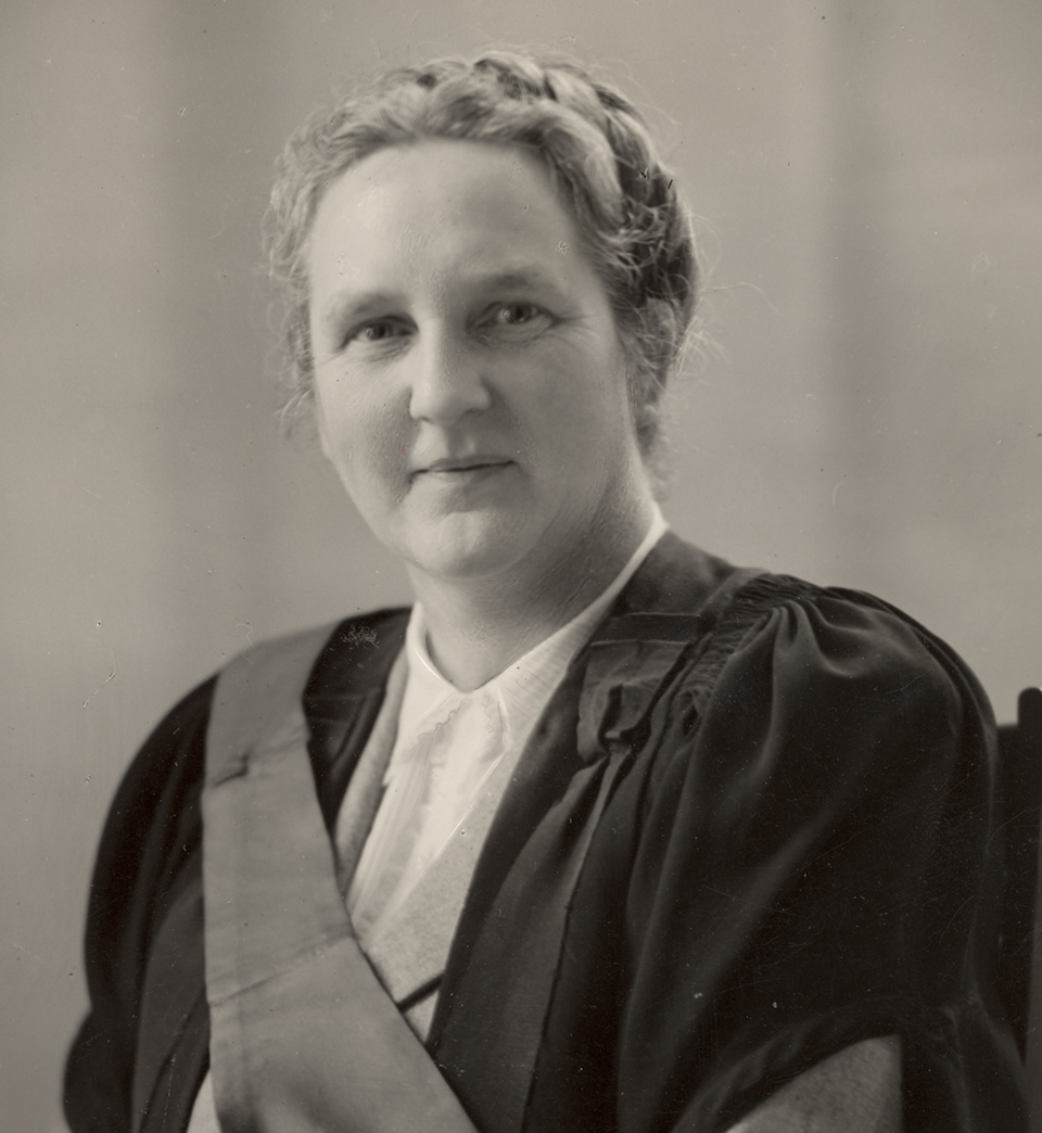 Miss Dorothy I. Knox, AM, OBE, MA, FACE, Principal 1936 to 1967